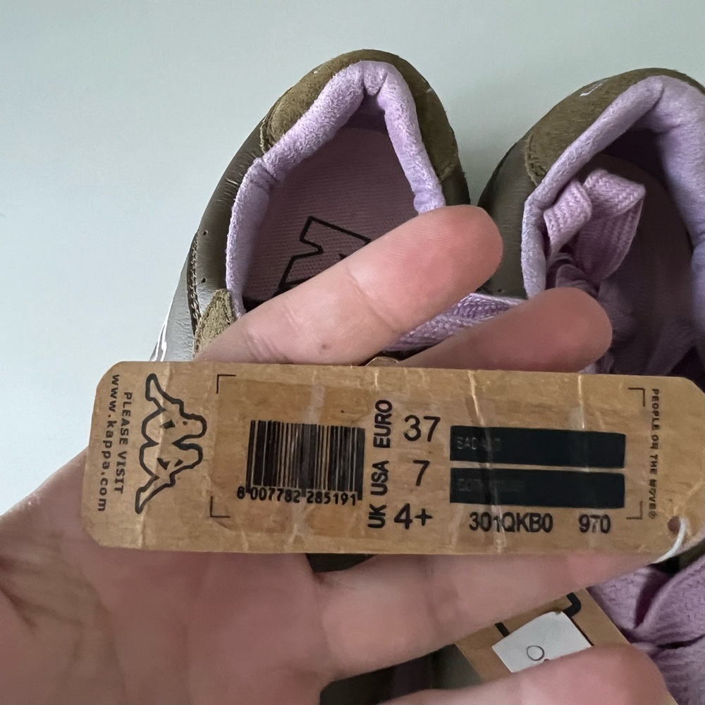 Vintage Y2K 2000’S KAPPA Olive Green Sneakers Women’s Size 7 BRAND NEW - Picture 15 of 16